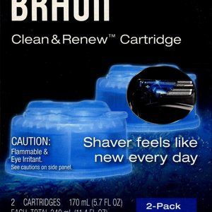 Braun Clean & Renew CC2 2-pack Cleaning Cartridge